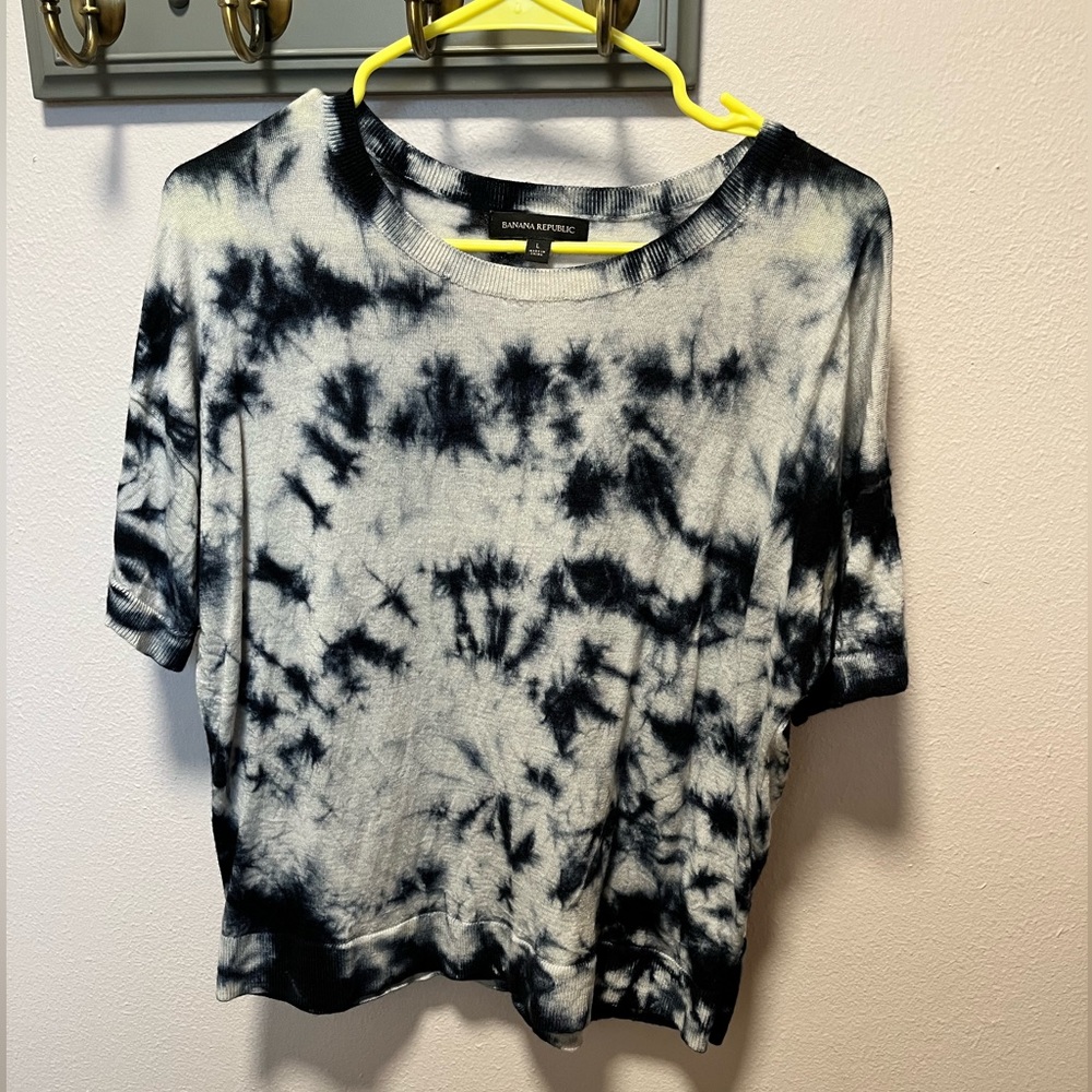 Banana republic, tie-dye wool sweater